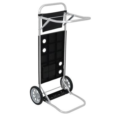 Imagem de Carrinho De Praia Alumínio Multiuso Mesa Porta Copo Bolsa