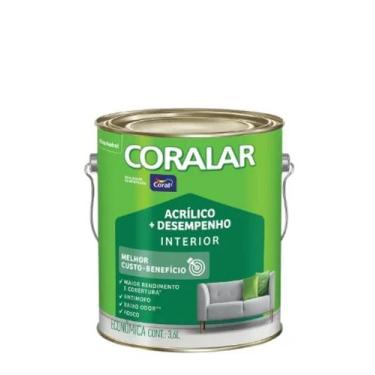 Imagem de Tinta Coral Coralar Branco Neve 3,6 Litros Acrilico + Desempenho, Bran