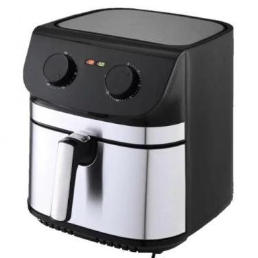Imagem de Fritadeira Elétrica AF800-M Big Fryer 8L 1800W Done, Inox com preto, 2