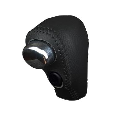 Imagem de Capa de botão de mudança de marchas de carro com agulha e linha para Honda CR-V Civic 2007 2008 2009 2010 2011, capa com capuz para câmbio de marchas de carro protetor de couro genuíno acabamento