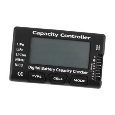 Imagem de Esquirla Verificador de capacidade de bateria Balanceador de bateria digital Testador de voltagem profissional com display LCD