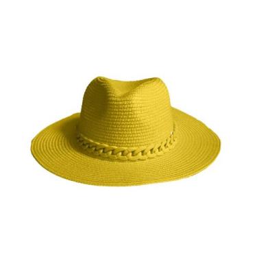 Imagem de Chapéu Fedora De Nylon Feminino Com Detalhe De Corrente - Bogu By Siss
