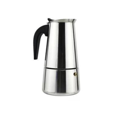 Imagem de Cafeteira Tipo Italiana Café 6 Xícaras Aço Inox 300ml Expresso KeHome 