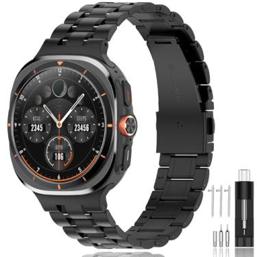 Imagem de SUPLINK Pulseira preta compatível com Samsung Galaxy Watch Ultra