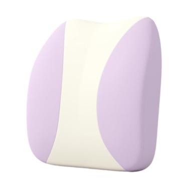 Imagem de ChuYiElegance Almofada para Encosto de Cadeira de Escritório, Almofada para Apoio de Costas para Sala de Estar, Cadeira de Leitura, Sofá Doméstico, Roxo