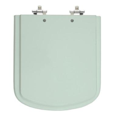Imagem de Assento Sanitário Bali Verde Água Tampa para Vaso Incepa de Madeira La