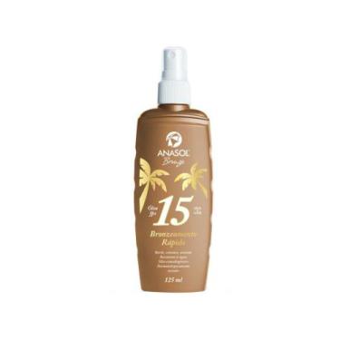 Imagem de Bronzeador Anasol FPS 15 125ml - Óleo, 125 ml
