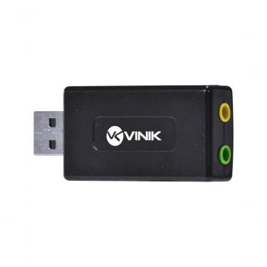 Imagem de Adaptador Placa De Som Usb 7.1 Canais Virtual Ausb71
