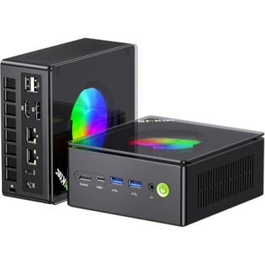 Imagem de GMKtec Mini PC Gaming AMD Ryzen 9 8945HS (Turbo 5.1GHz) 32GB DDR5 2TB SSD, Computadores PC Oculink, Dual NIC LAN 2.5G, WiFi 6, USB3.2, USB-C 4.0, BT5.2, DP, HDMI, Dual Fan Nucbox K11