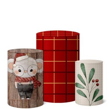 Imagem de Trio Capas De Cilindro Veste Fácil C/Elástico Natal (CLNAT014)