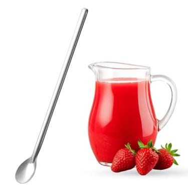 Imagem de Colher Bailarina Misturadora Profissional em Aço Inox p/Drinks e Coquetéis