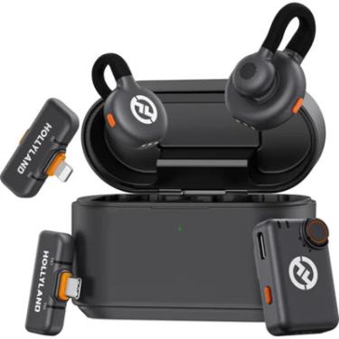 Imagem de Microfone Hollyland Lark M2s Ultimate Kit Duplo P/ 2 Pessoas Sem Fio.