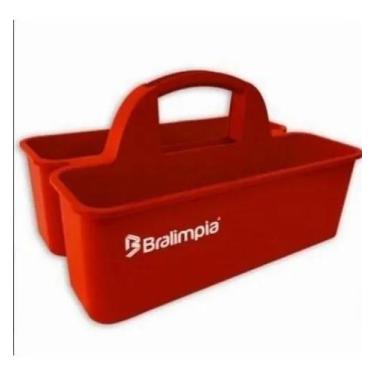 Imagem de Cesto Funcional Bralimpia Organizador De Produtos De Limpeza