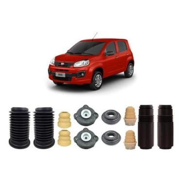 Imagem de Kit Amortecedor Dianteiro/Traseiro Uno 2010/2020 - Qualykits