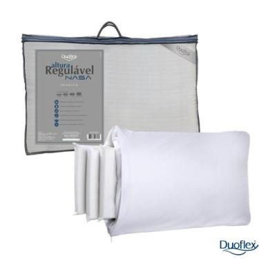 Imagem de Travesseiro Com Altura Regulável - Nasa - Conforto - Duoflex