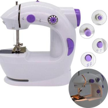 Imagem de Mini Máquina De Costura Mini Uso Doméstico Branca - Lippin, Bivolt