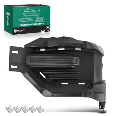 Imagem de YHTAUTO Capa de farol de neblina serve para Ford 2020-2024 sem lâmpadas de neblina, utilitário de interceptor policial 2020-2024 sem lâmpadas de emergência, para-choque dianteiro painel de luz de