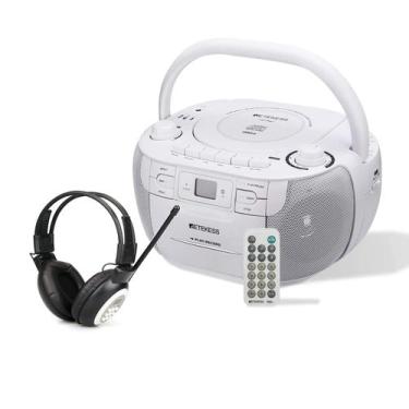 Imagem de Boombox Retekess TR621: Leitor de CD e K7 Combinados