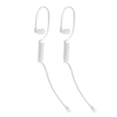Imagem de H HAOSHENGDA Pacote Com 2 Fones De Ouvido Substituição Para Walkie Talkie Tubo Acústico/Fone Jogos Espionagem Secreta Baofeng Motorola Kenwood Retevis Midland, Fone Bidirecional -