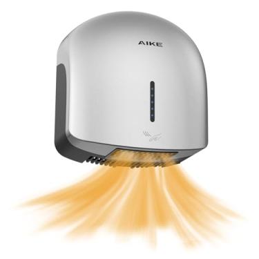 Imagem de AIKE GentleAir Secador de mãos quente, baixo ruído para casa e banheiros, AC220V-240V, Stardust Silver