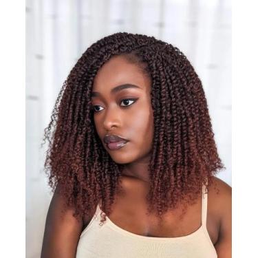 Imagem de Crochet Hair ZRQ Micro Twist, 6 polegadas, Ombre Brown, 9 pacotes