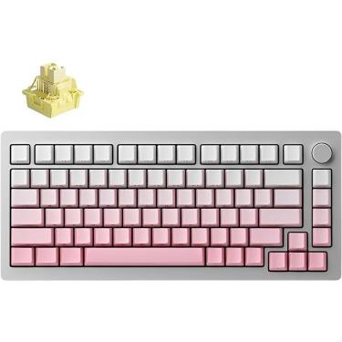 Imagem de Teclado Gamer Mecanico Akko Monsgeek Sem Fio Switch Yellow