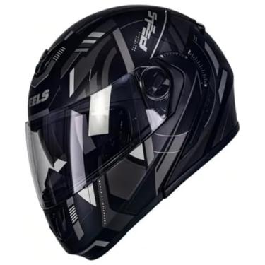 Imagem de Capacete Articulável Moto Peels U-RB2 Dynamic Preto Fosco com Grafite 58