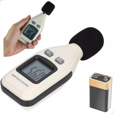 Imagem de Decibelimetro Profissional Digital Mede Som E Rúido - BLUTU