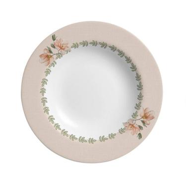 Imagem de Conjunto 6 Pratos Fundos Acetinado Magnolia By Aurora 25Cm