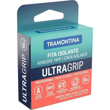 Imagem de Fita Isolante Classe A 0,18x19 Mm Tramontina Preta 10 M Tramontina