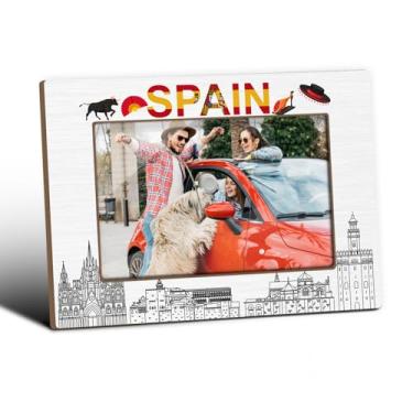 Imagem de Molduras de Espanha, Lembranças da Espanha, Moldura de Mesa para Recém-casados, Casais, Esposa, Namoradas, Aniversário, Casamento, Lua de Mel, Artigos Decorativos para Mesa de Estar - 22