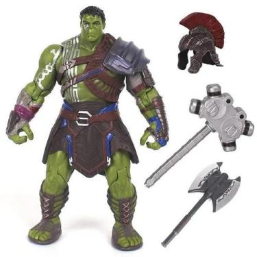 Imagem de Boneco Hulk 20cm Gladiador Thor Ragnarok Articulado - Dt