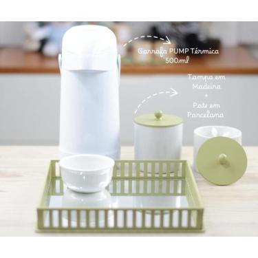 Imagem de Kit Higiene Porcelana Bebê Maternidade K212 Safari Meninos Quarto - Ci