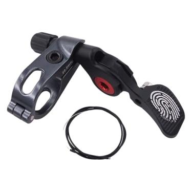 Imagem de menolana Conta para bicicleta, canote retrátil para bicicleta, alavanca remota, ferramentas de liga de alumínio com cabo final, câmbio para
