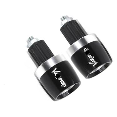 Imagem de Acessórios de motocicleta Alumínio CNC Pegas de Mão Tampa de Extremidade da Barra Compatível com Y&AMAHA YZF R1 YZF R6 YZFR6 YZF R125 YZFR15 R25 YZF R3 YZF YZF (B-Prata)