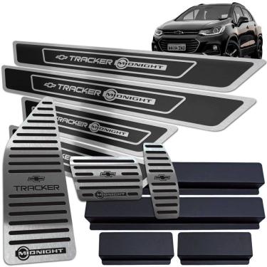 Imagem de Descanso Pedaleira Soleira Chevrolet Tracker Midnight Preto