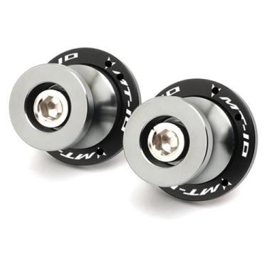 Imagem de BYYINGSUS Compatível com MT03 MT09 MT10 MT 03 09 10 Mt03 Mt09 Mt10 Bobinas de braço oscilante parafusos de suporte deslizantes acessórios de motocicleta de braço oscilante de 6 mm (titânio MT10)