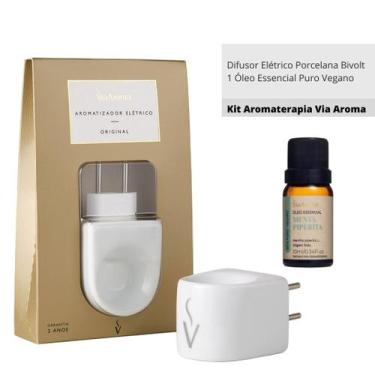 Imagem de Difusor Elétrico Bivolt e Óleo Essencial Via Aroma - Escolha o seu, Br