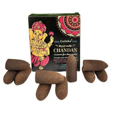 Imagem de Incenso Cone Cascata Goloka Back Flow - Selecione O Aroma