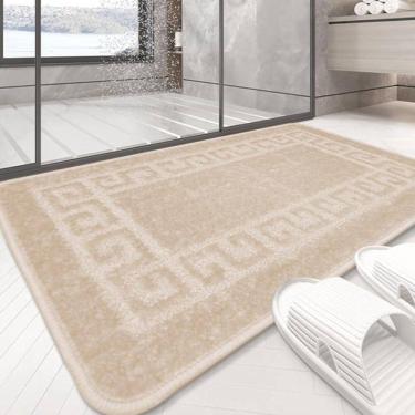 Imagem de 1 Tapete Banheiro Grego Grande Antiderrapante Ce Bg 50x80