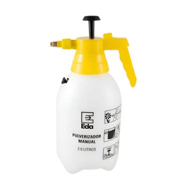 Imagem de Pulverizador Borrifador Manual De Compressão 2 Litros Eda 0NT Bico Válvula De Regulagem Jardinagem Limpeza