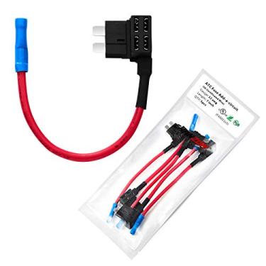Imagem de [Fio UL] Chanzon 5 peças 12 awg ATC/ATO Adicionar um circuito fusível adaptador de torneira para automóveis 35A