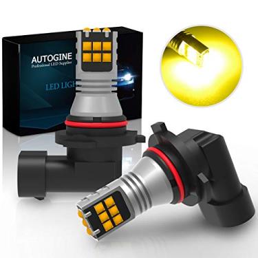 Imagem de AUTOGINE Lâmpadas LED de neblina H10 9145, 2600 lúmens extremamente brilhantes 3030-SMD 9140 9045 9155 lâmpadas LED para automóvel, motocicleta, carros, caminhões, SUV, neblina DRL, luzes (amarelo