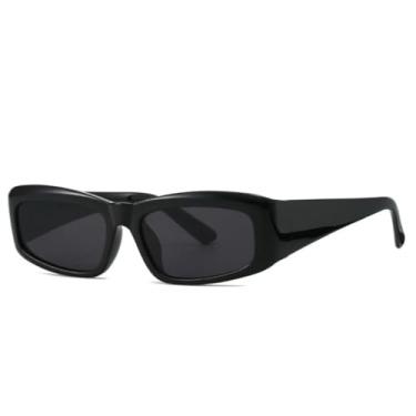 Imagem de Óculos de sol da moda femininos, todos os estilos, estilo street snap, formato côncavo, proteção UV, lente, masculino (heise)