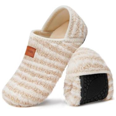 Imagem de Chinelos Tanamo House para mulheres e homens, meias internas com pés d