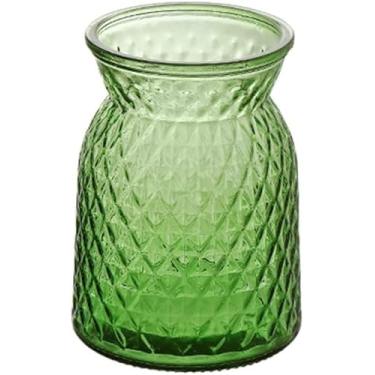 Imagem de CYYHGD Vasos de vidro retrô, decoração de mesa doméstica hidropônica, vasos de flores secas, casamentos, decoração de casa ou escritório, vaso pequeno