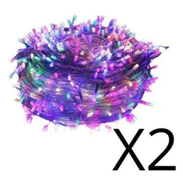 Imagem de Pisca Pisca 10Metros 100Leds Luz Coloridos 110V 220V Iluminação De Nat