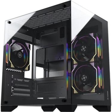 Imagem de Gabinete Gamer Fortrek Clarity Preto Lateral Vidro