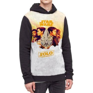 Imagem de Moletom Com Capuz Star Wars Ref:441 - smoke, Preto, GG