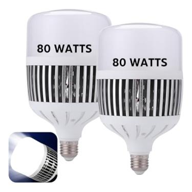 Imagem de Kit 2 Lampada LED Bulbo Branco Frio 80W Bivolt Base E27